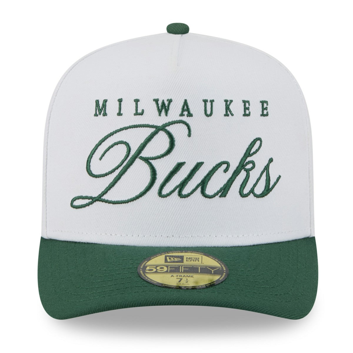 New Era Milwaukee Bucks 2025 NBA Draft A-Frame 59FIFTY Fitted Hat