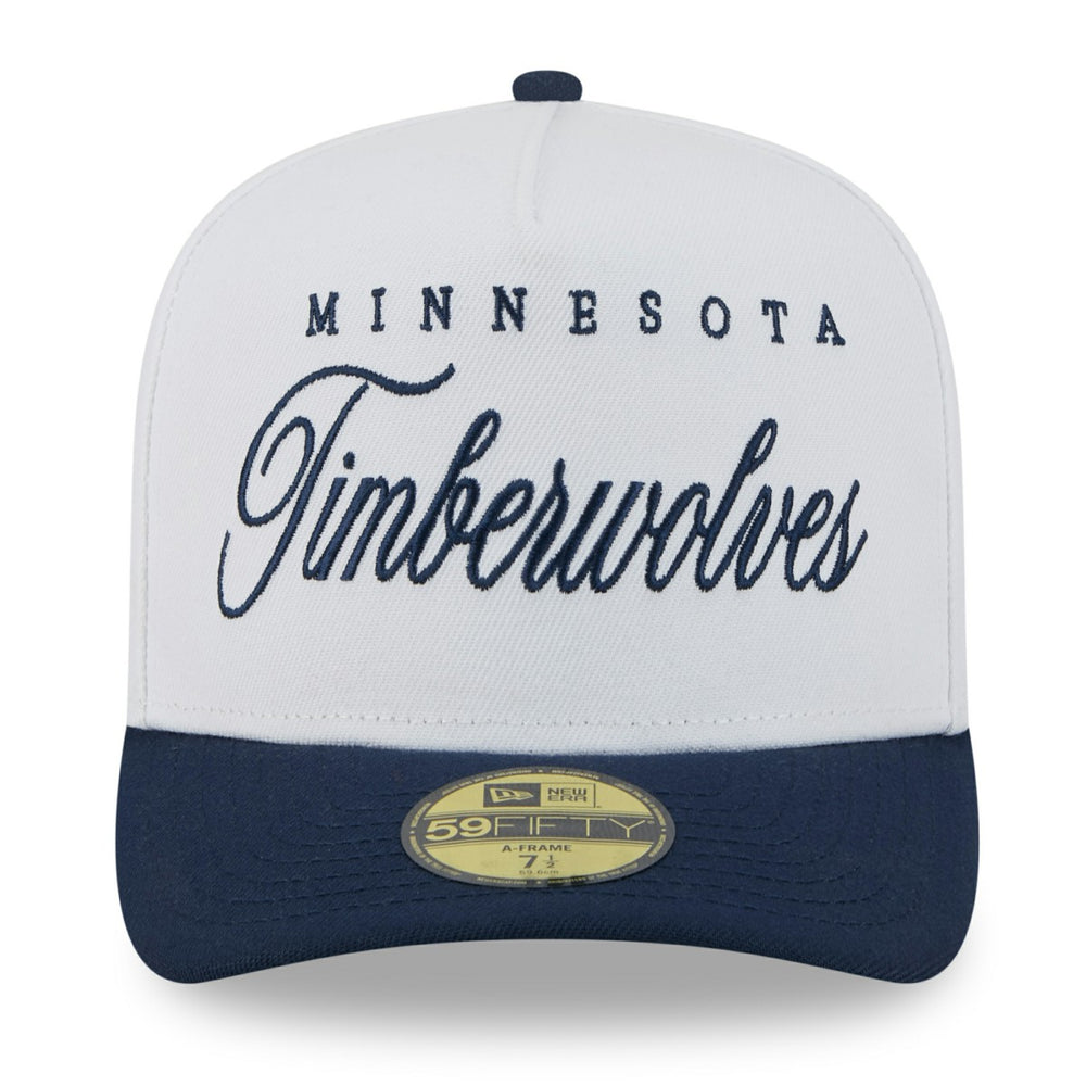 New Era Minnesota Timberwolves 2025 NBA Draft A-Frame 59FIFTY Fitted Hat