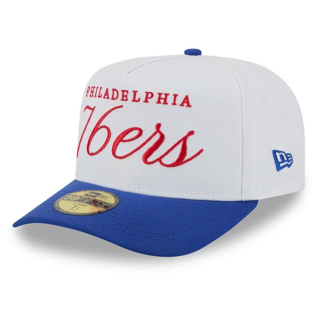 New Era Philadelphia 76ers 2025 NBA Draft A-Frame 59FIFTY Fitted Hat