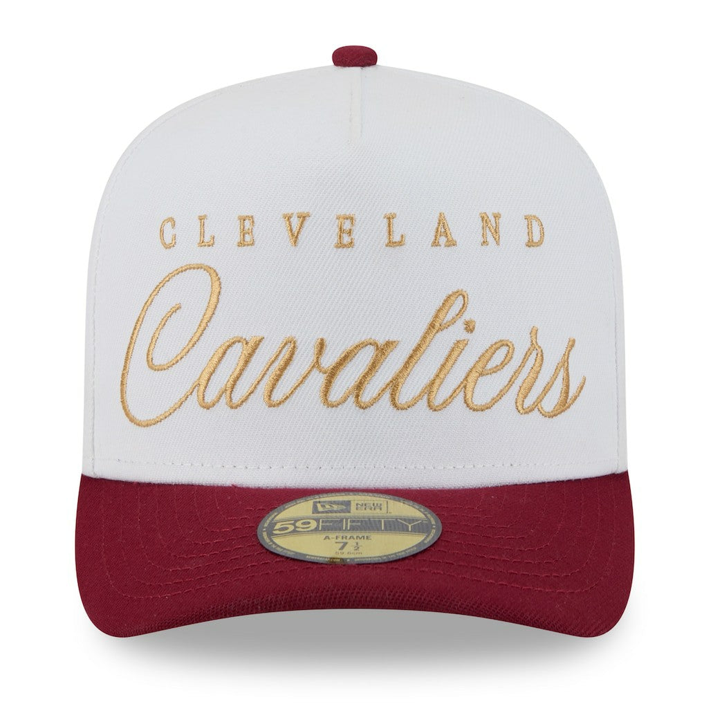 New Era Cleveland Cavaliers 2025 NBA Draft A-Frame 59FIFTY Fitted Hat sale