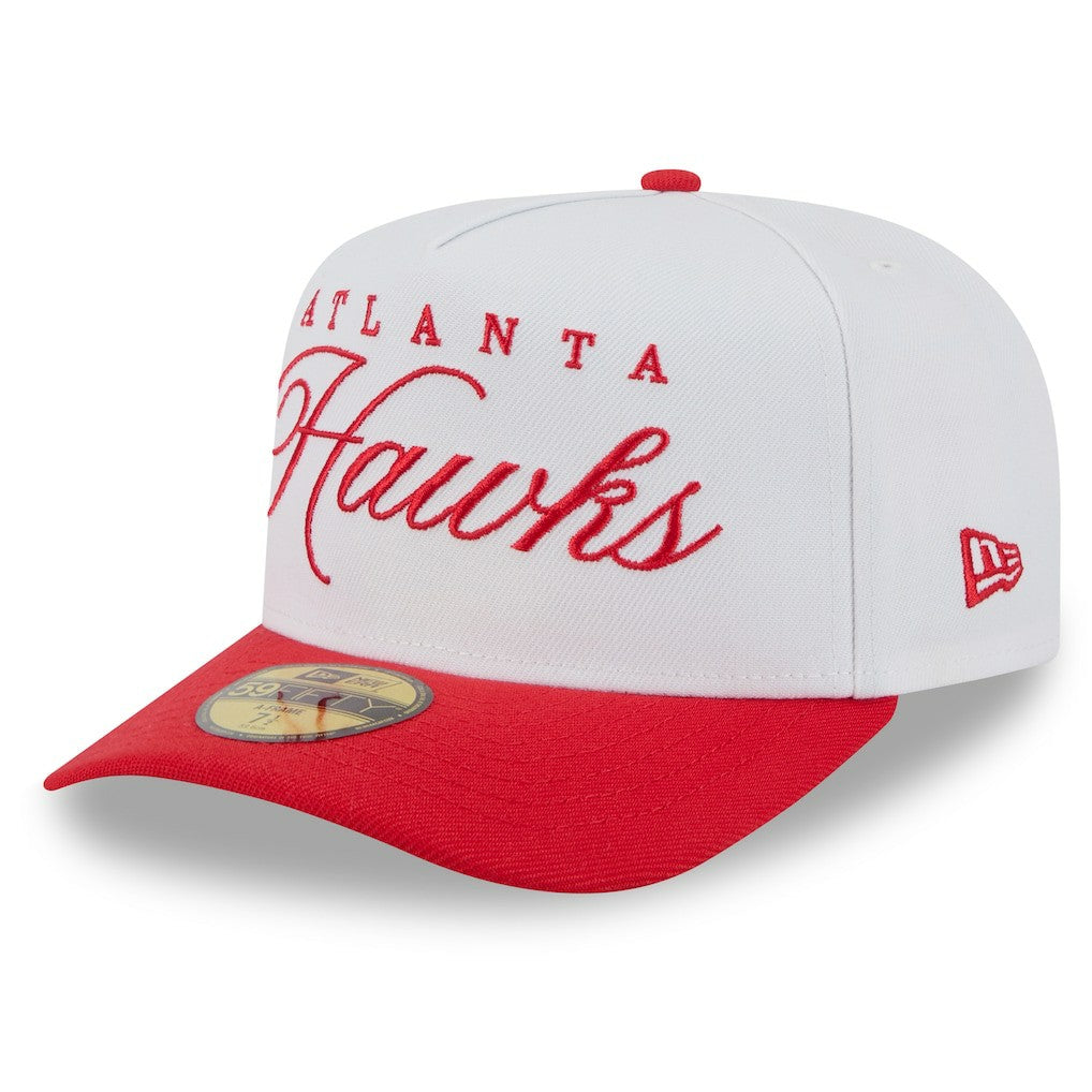 New Era Atlanta Hawks 2025 NBA Draft A-Frame 59FIFTY Fitted Hat
