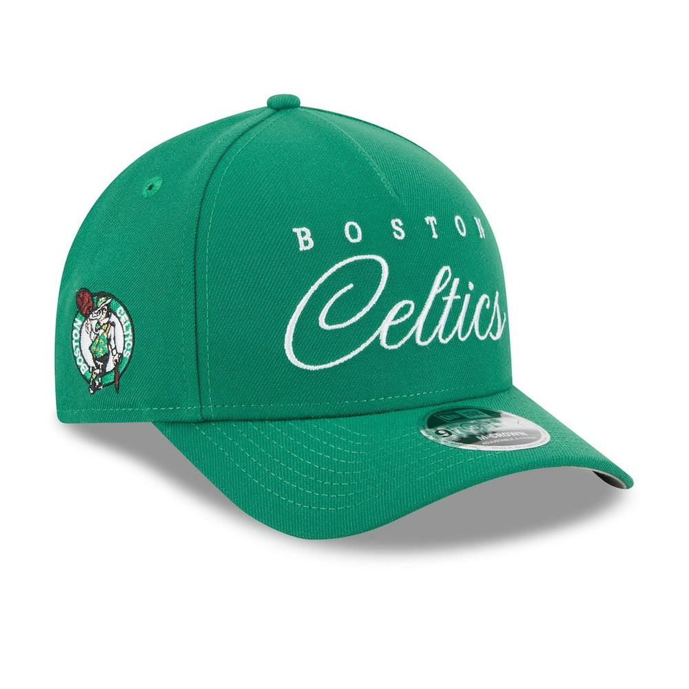 New Era Boston Celtics 2025 NBA Draft M-Crown A-Frame 9FORTY Adjustable Hat