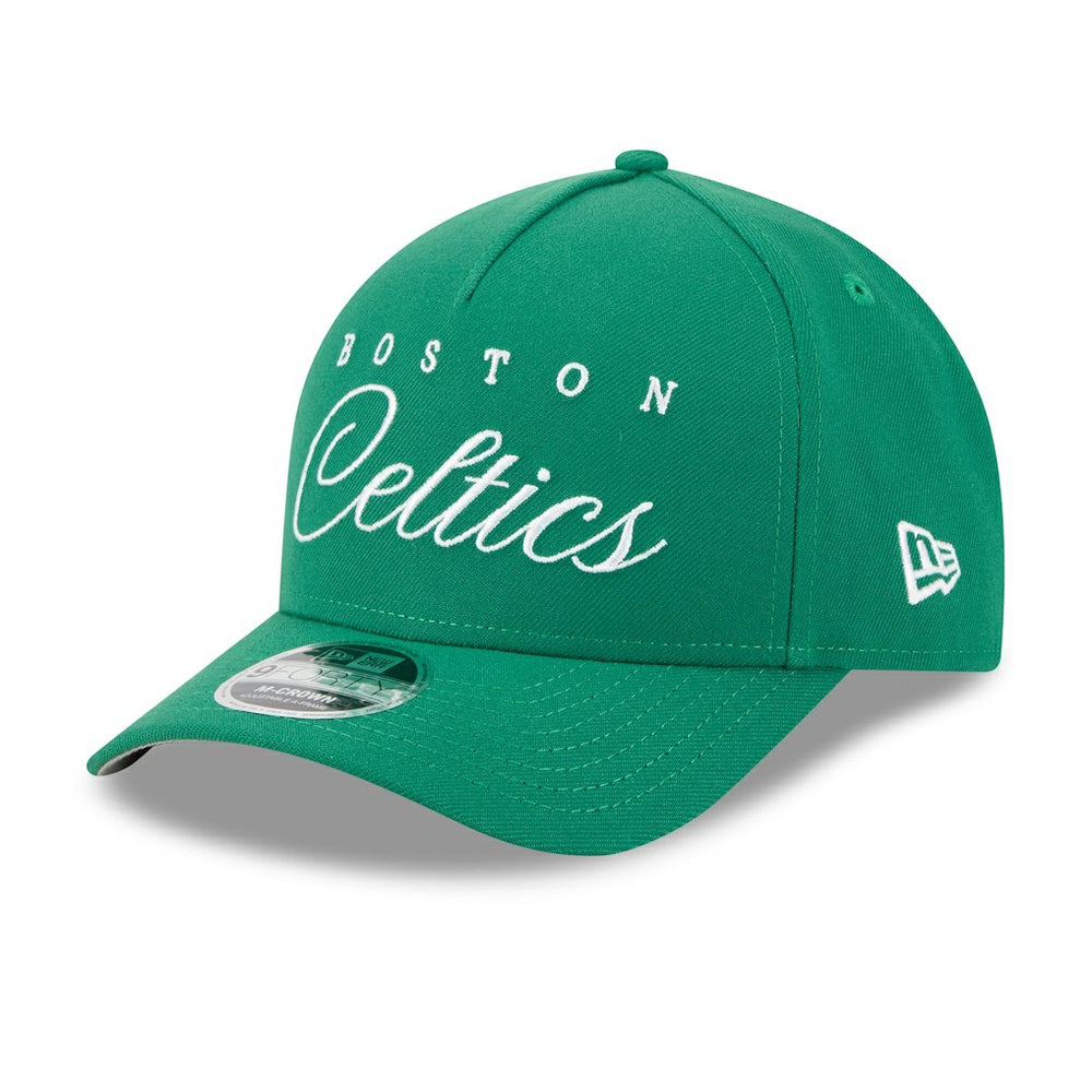 New Era Boston Celtics 2025 NBA Draft M-Crown A-Frame 9FORTY Adjustable Hat