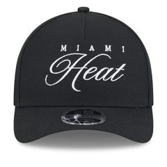 New Era Miami Heat 2025 NBA Draft M-Crown A-Frame 9FORTY Adjustable Hat