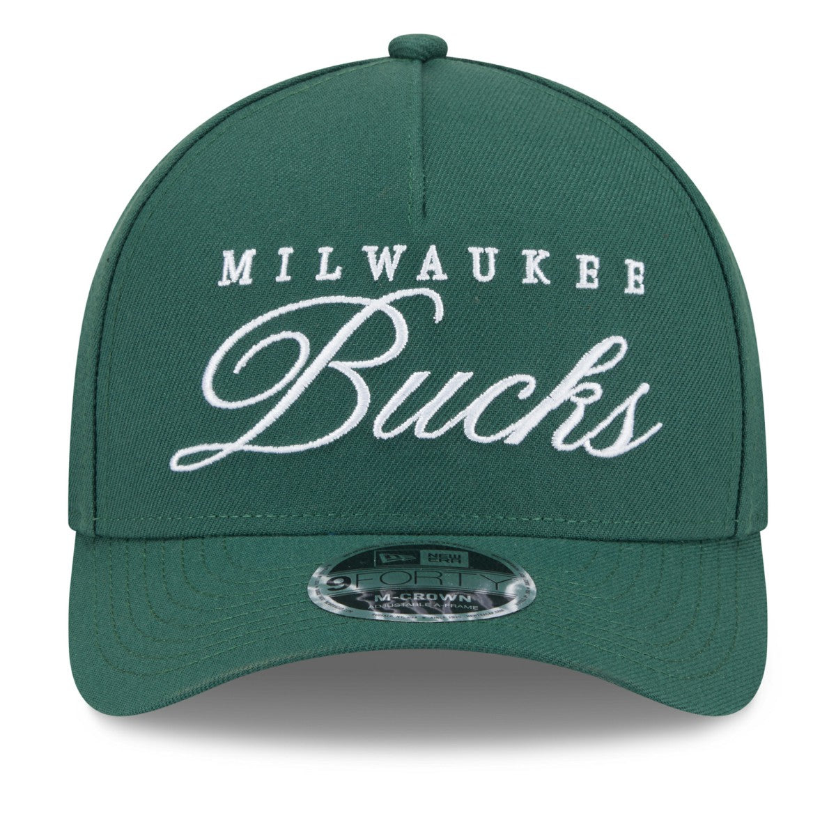 New Era Milwaukee Bucks 2025 NBA Draft M-Crown A-Frame 9FORTY Adjustable Hat