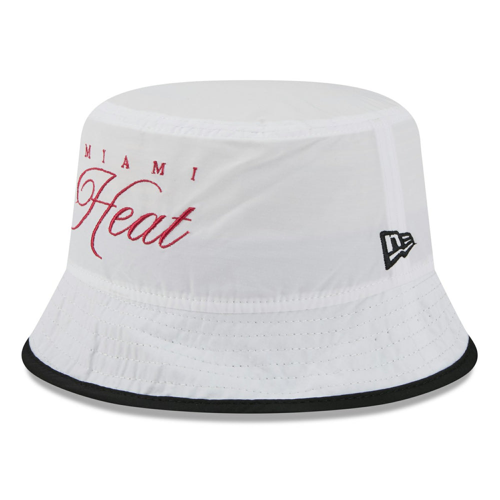 New Era Miami Heat 2025 NBA Draft Nylon Bucket Hat