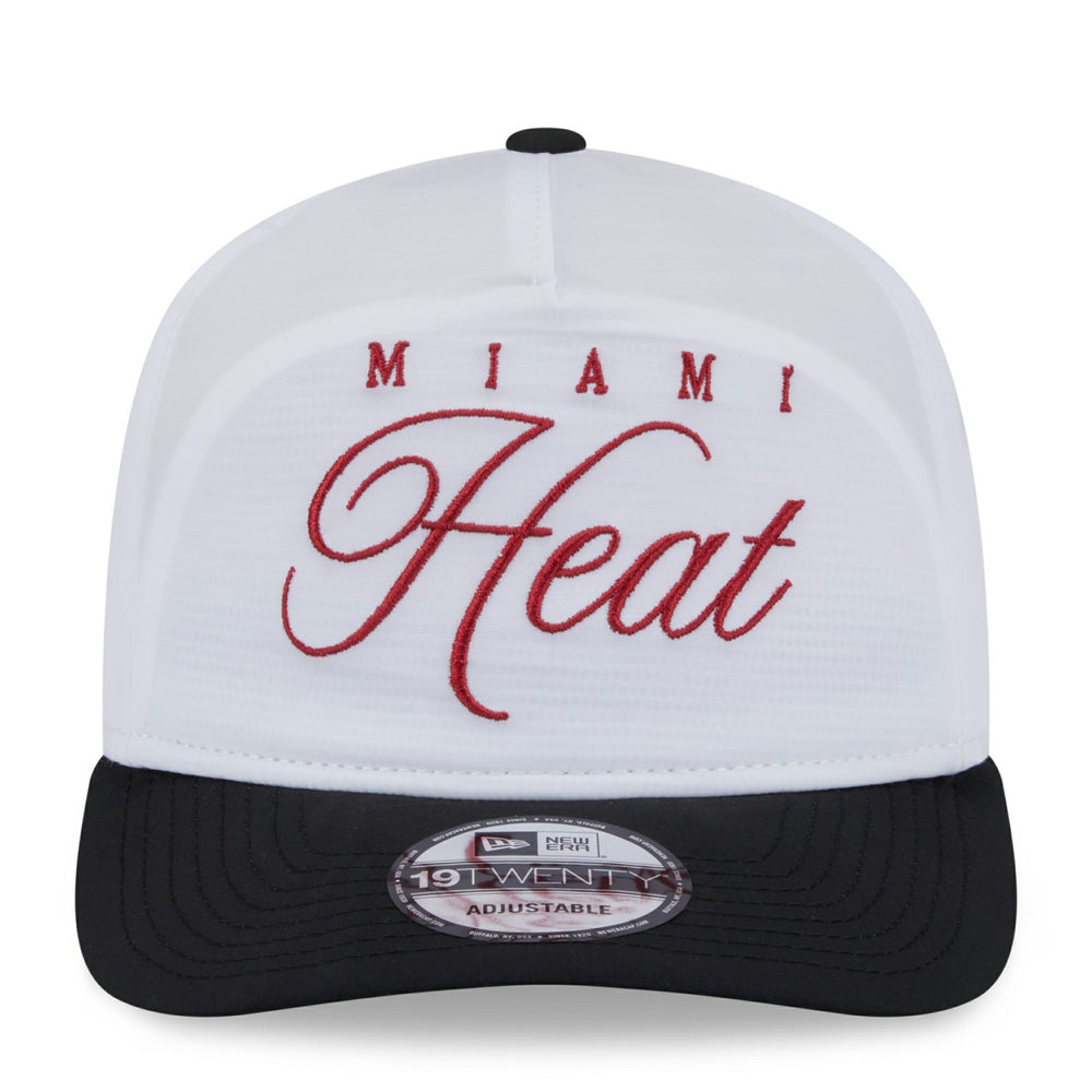 New Era Miami Heat 2025 NBA Draft On-Stage Nylon 19TWENTY Adjustable Hat