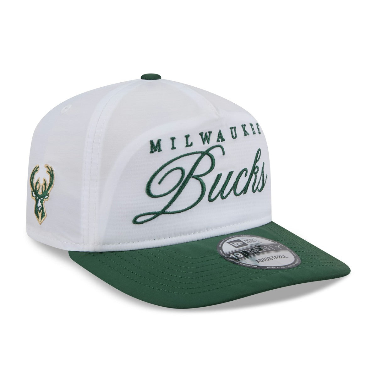 New Era Milwaukee Bucks 2025 NBA Draft On-Stage Nylon 19TWENTY Adjustable Hat