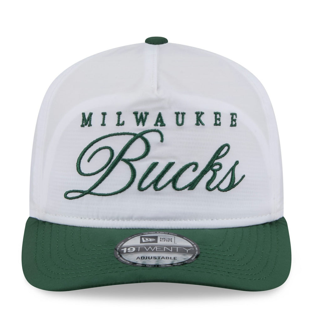 New Era Milwaukee Bucks 2025 NBA Draft On-Stage Nylon 19TWENTY Adjustable Hat