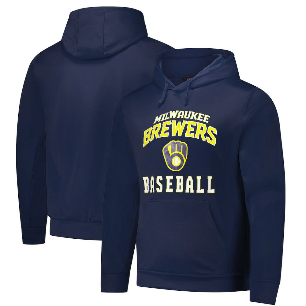 Navy Milwaukee Brewers Dunbrooke Champion Pullover Hoodie