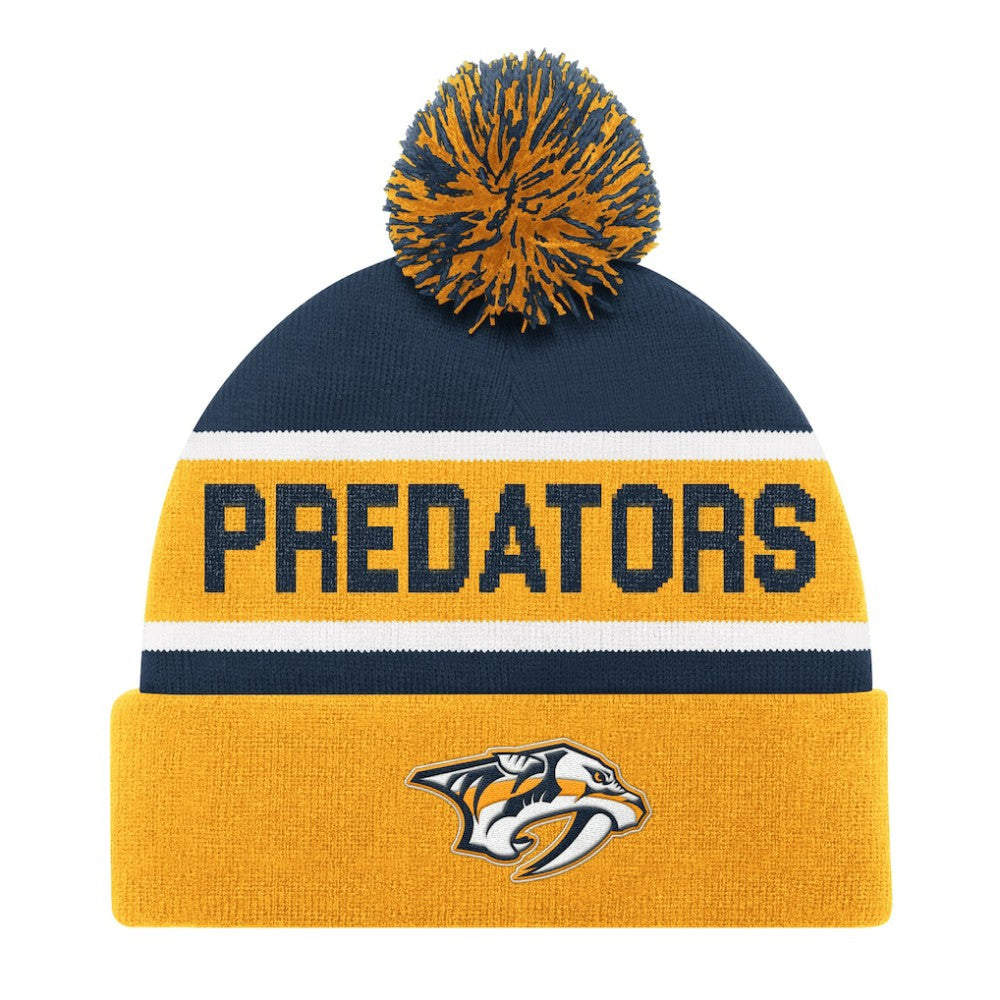 NHL Nashville Predators Starter Cuffed Knit Hat with Pom