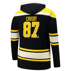 NHL Sidney Crosby Pittsburgh Penguins '47 Big & Tall Lace-up Pullover Hoodie