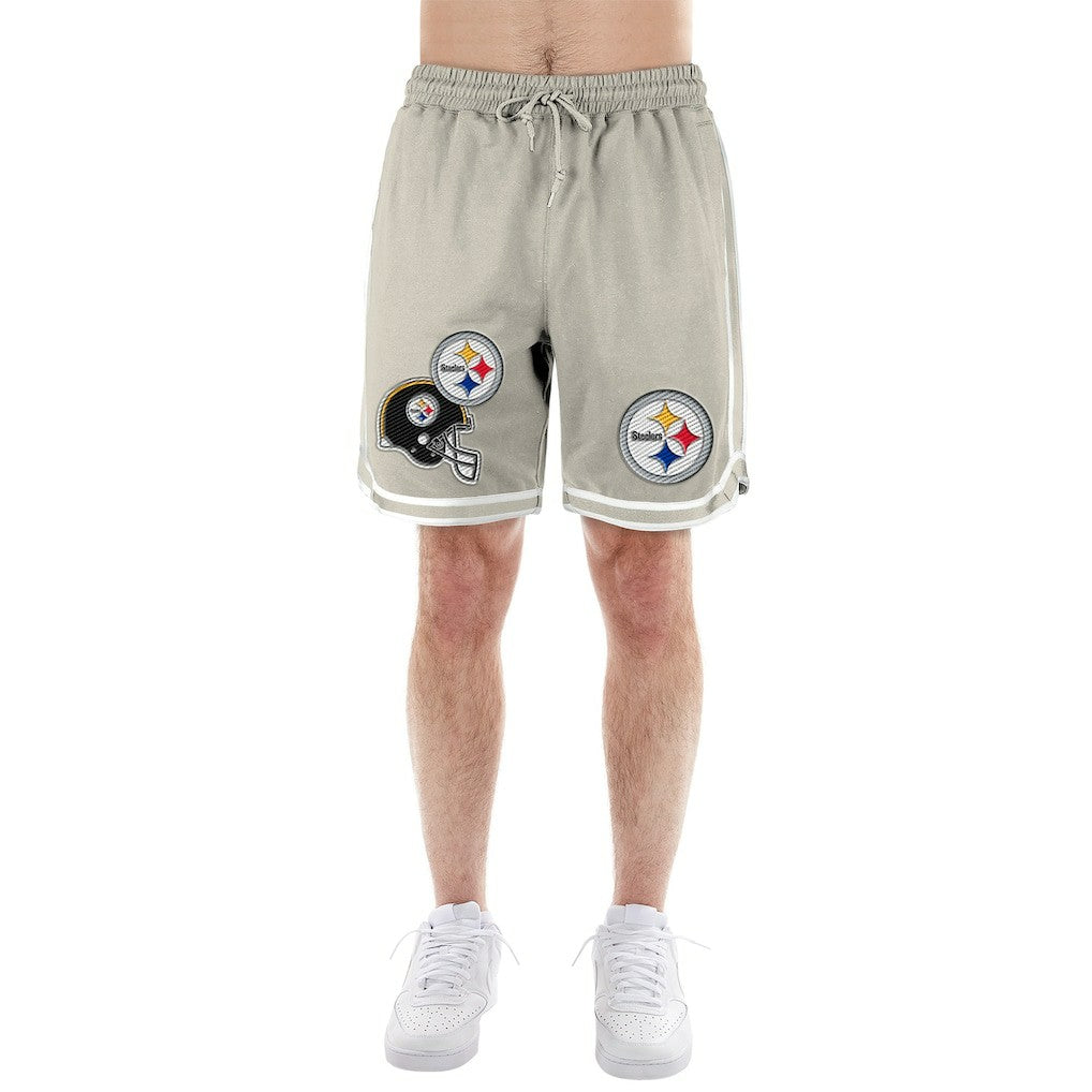 Stone Multi Patch Shorts - Pittsburgh Steelers Shorts