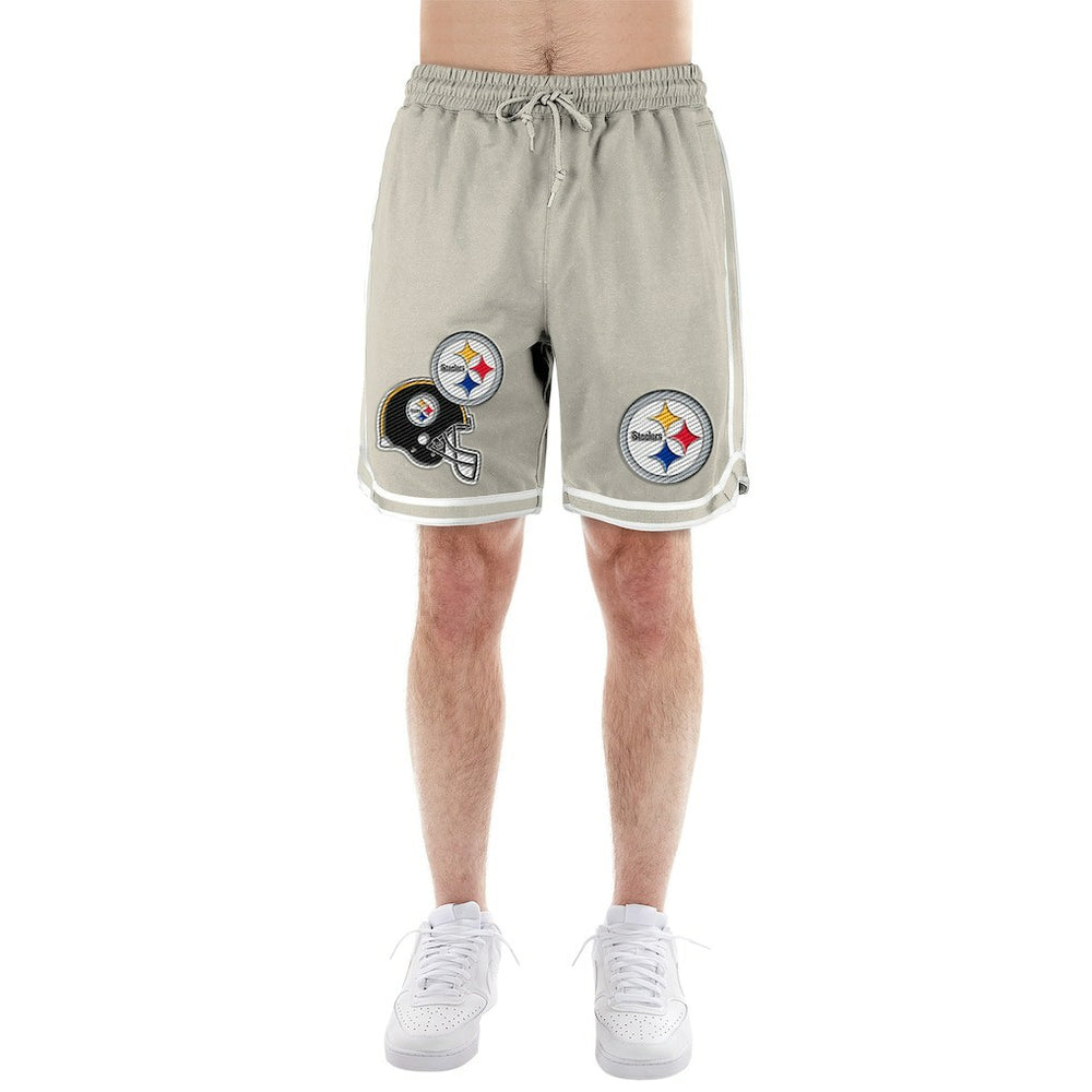 Stone Multi Patch Shorts - Pittsburgh Steelers Shorts