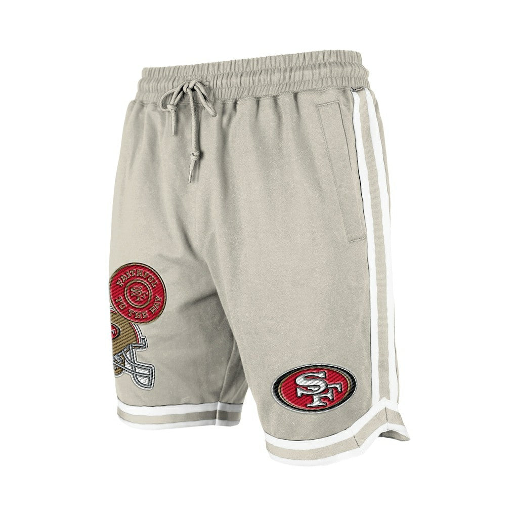 Stone Multi Patch Shorts - San Francisco 49ers Shorts