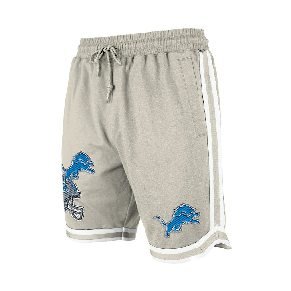 Stone Multi Patch Shorts - Detroit Lions Shorts