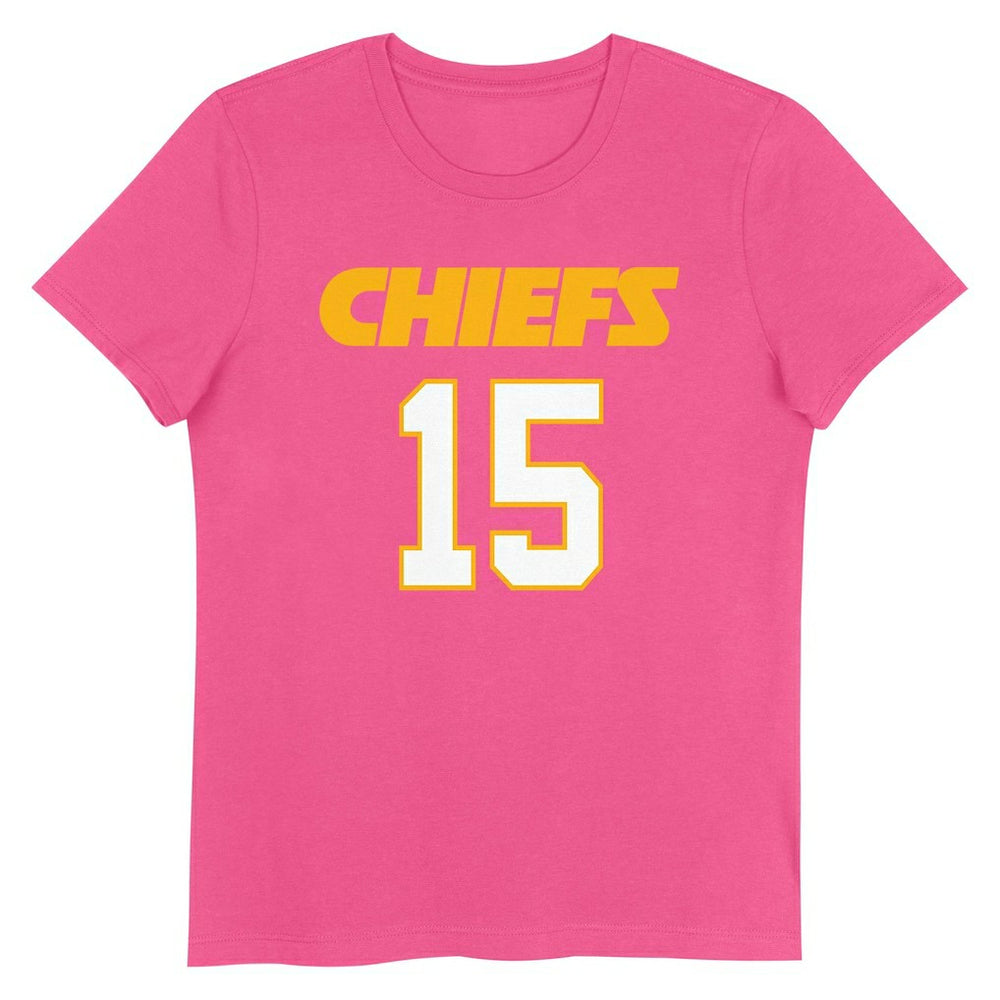 Patrick Mahomes  Girls Youth Player Name & Number T-Shirt - Kansas City Chiefs T-shirts