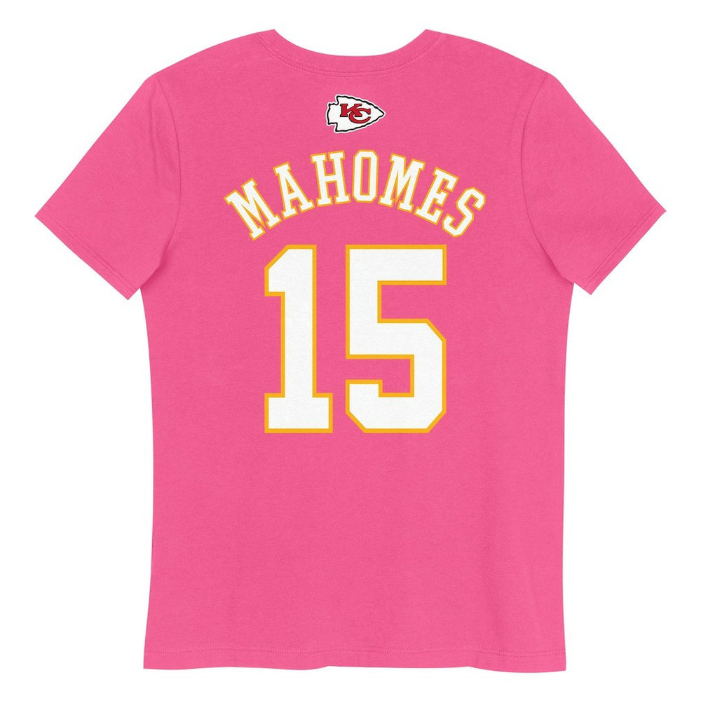 Patrick Mahomes  Girls Youth Player Name & Number T-Shirt - Kansas City Chiefs T-shirts