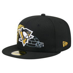 NHL Pittsburgh Penguins New Era State Stitch 59FIFTY Fitted Hat