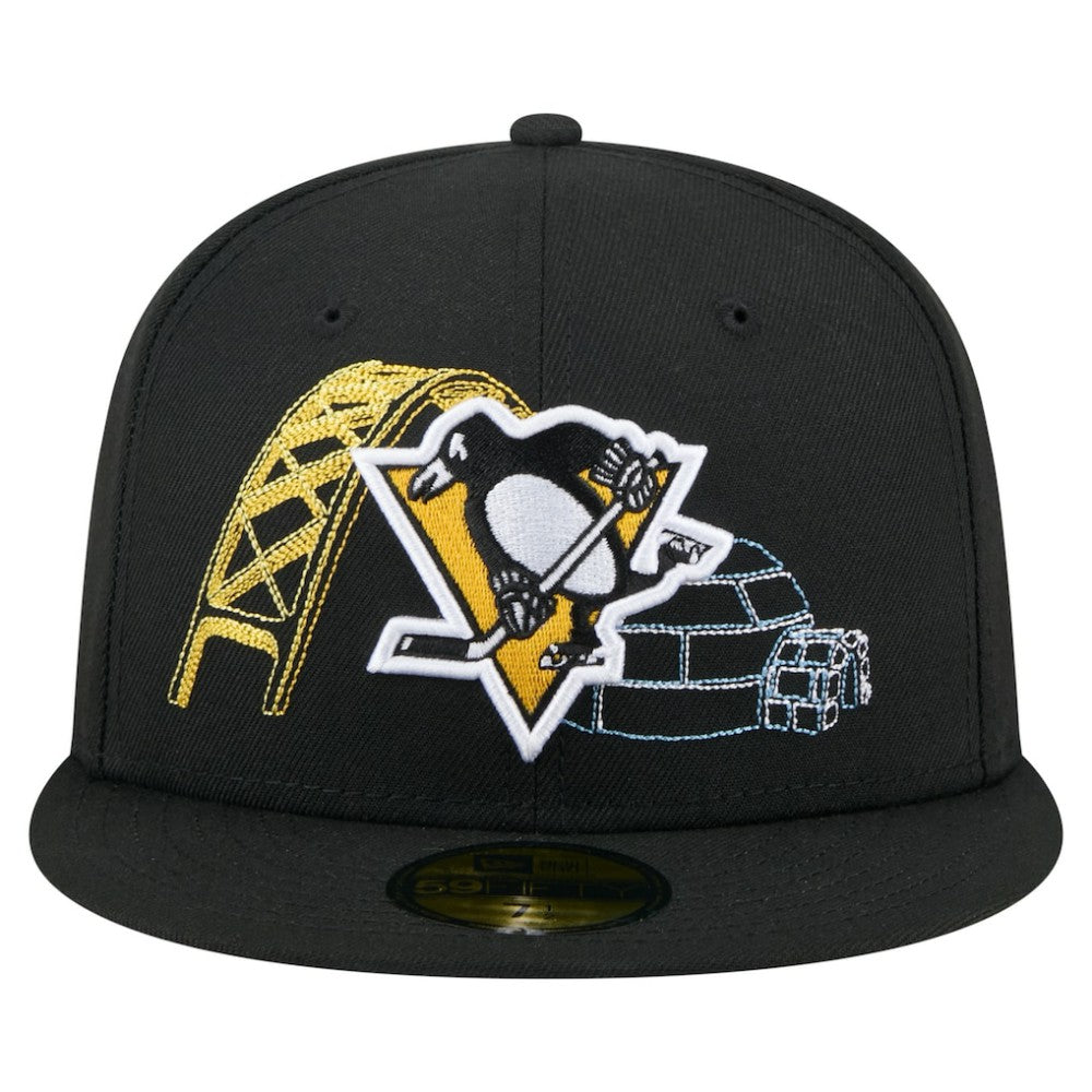 NHL Pittsburgh Penguins New Era State Stitch 59FIFTY Fitted Hat