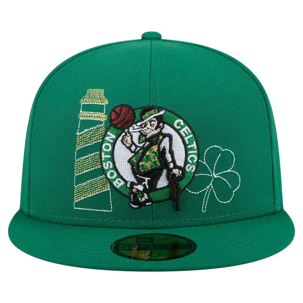 New Era Boston Celtics State Stitch 59FIFTY Fitted Hat