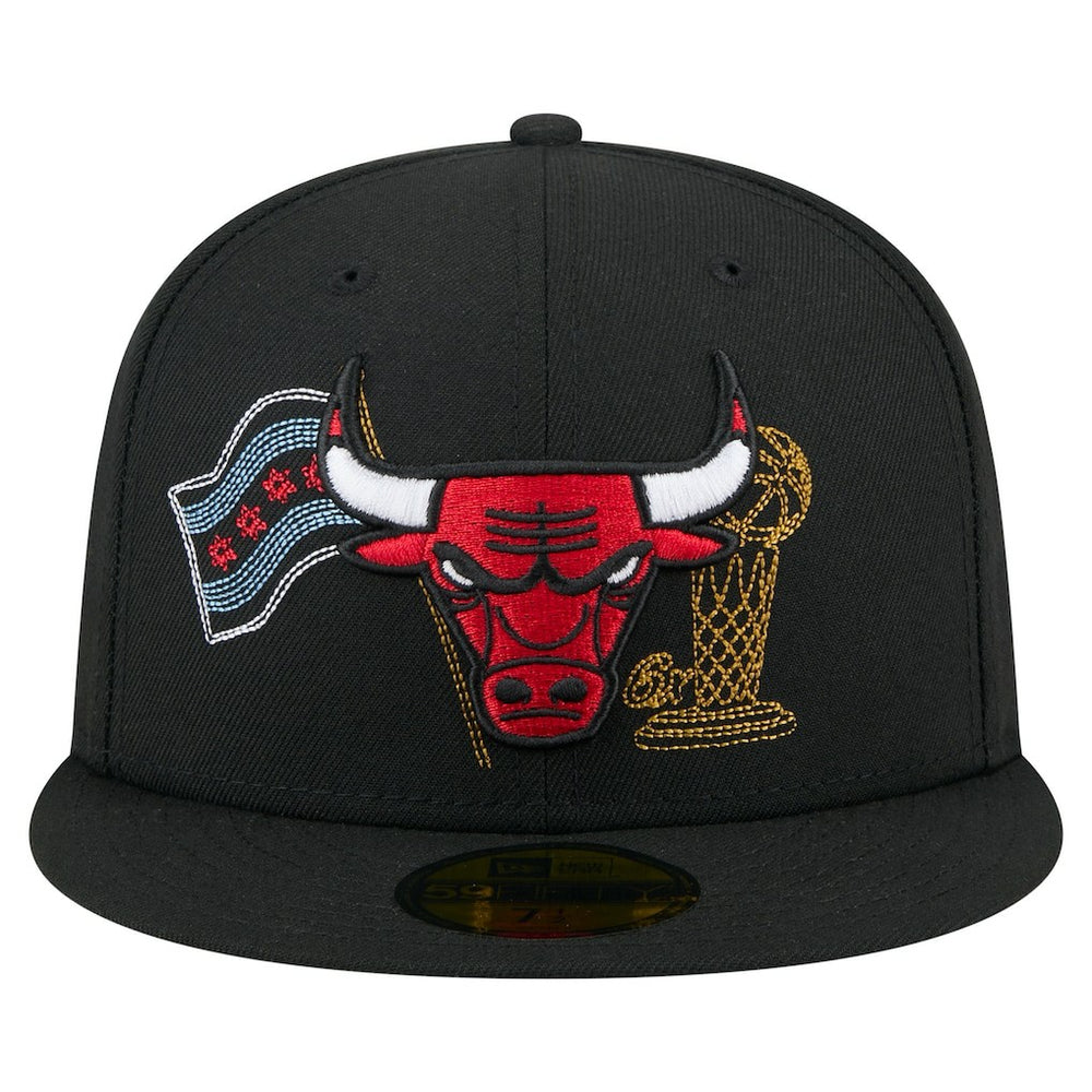 New Era Chicago Bulls State Stitch 59FIFTY Fitted Hat