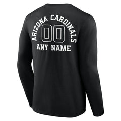 Personalized Name & Number Monochrome Long Sleeve T-Shirt - Arizona Cardinals T-shirts