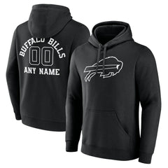 Personalized Name & Number Pullover Hoodie - Buffalo Bills Hoodies