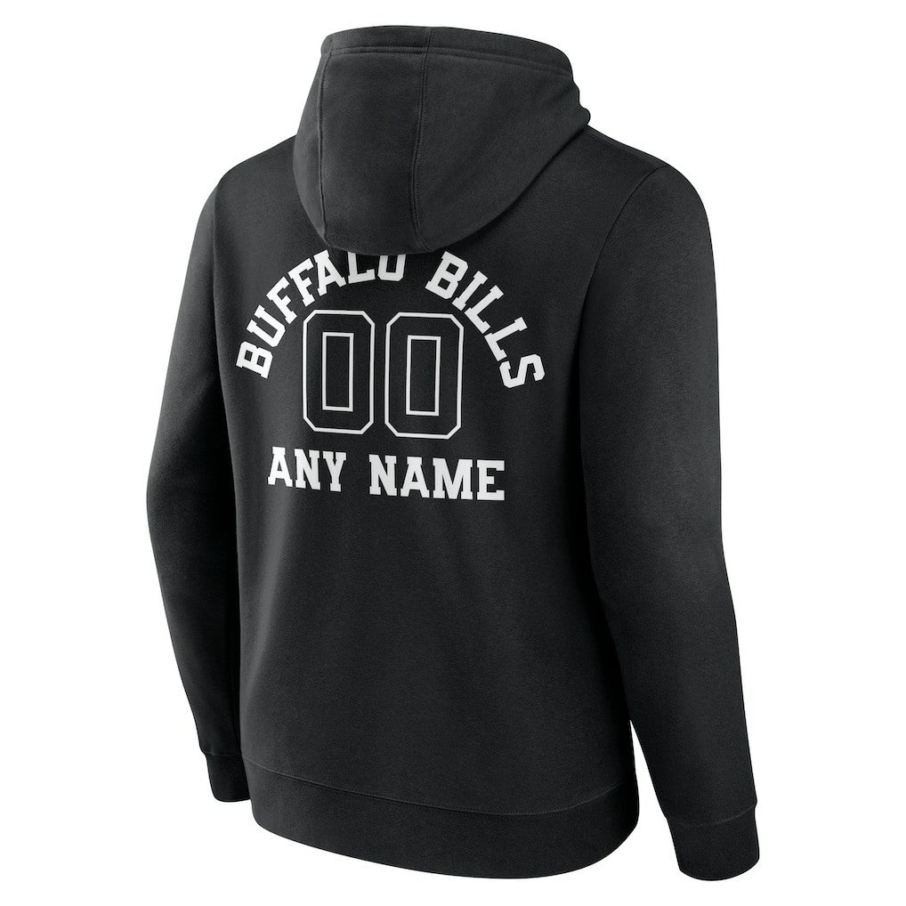 Personalized Name & Number Pullover Hoodie - Buffalo Bills Hoodies
