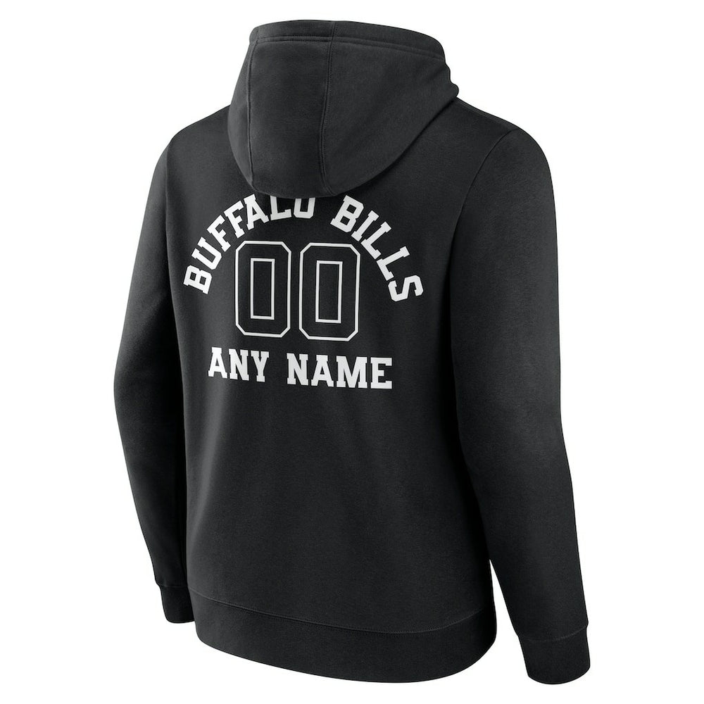 Personalized Name & Number Pullover Hoodie - Buffalo Bills Hoodies