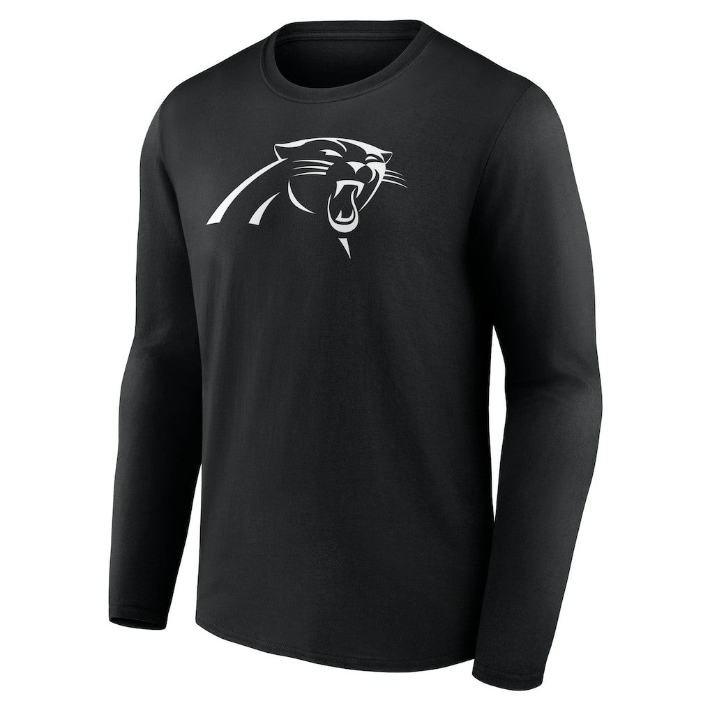 Personalized Name & Number Monochrome Long Sleeve T-Shirt - Carolina Panthers T-shirts