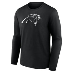 Personalized Name & Number Monochrome Long Sleeve T-Shirt - Carolina Panthers T-shirts