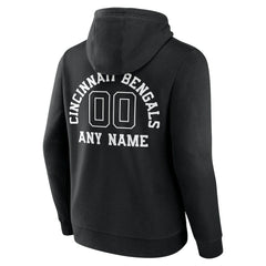 Personalized Name & Number Pullover Hoodie - Cincinnati Bengals Hoodies