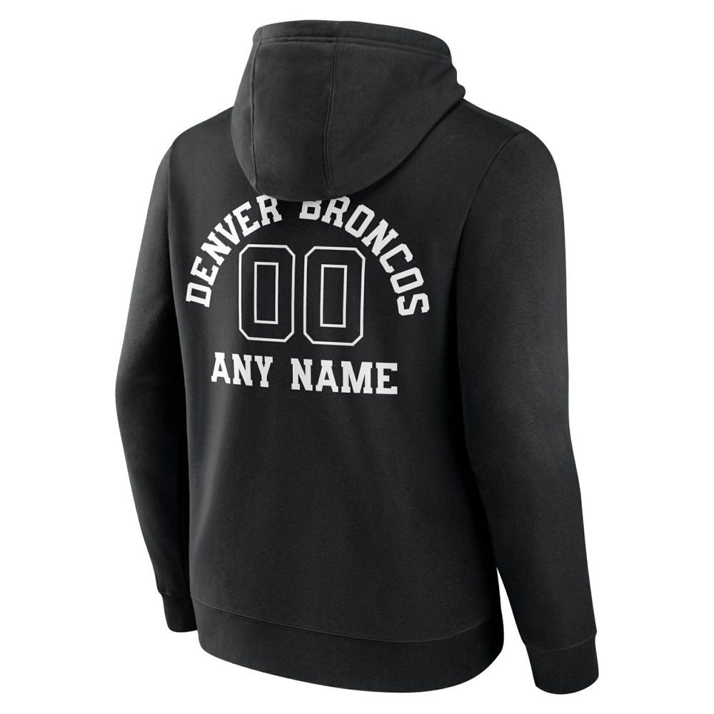 Personalized Name & Number Pullover Hoodie - Denver Broncos Hoodies