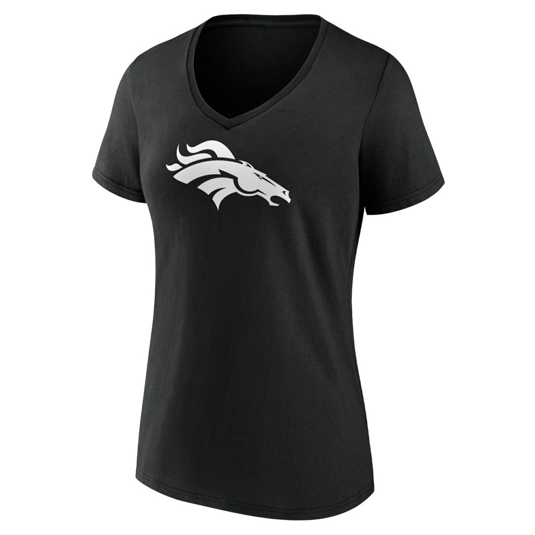 Women's Personalized Name & Number Monochrome V-Neck T-Shirt - Denver Broncos T-shirts