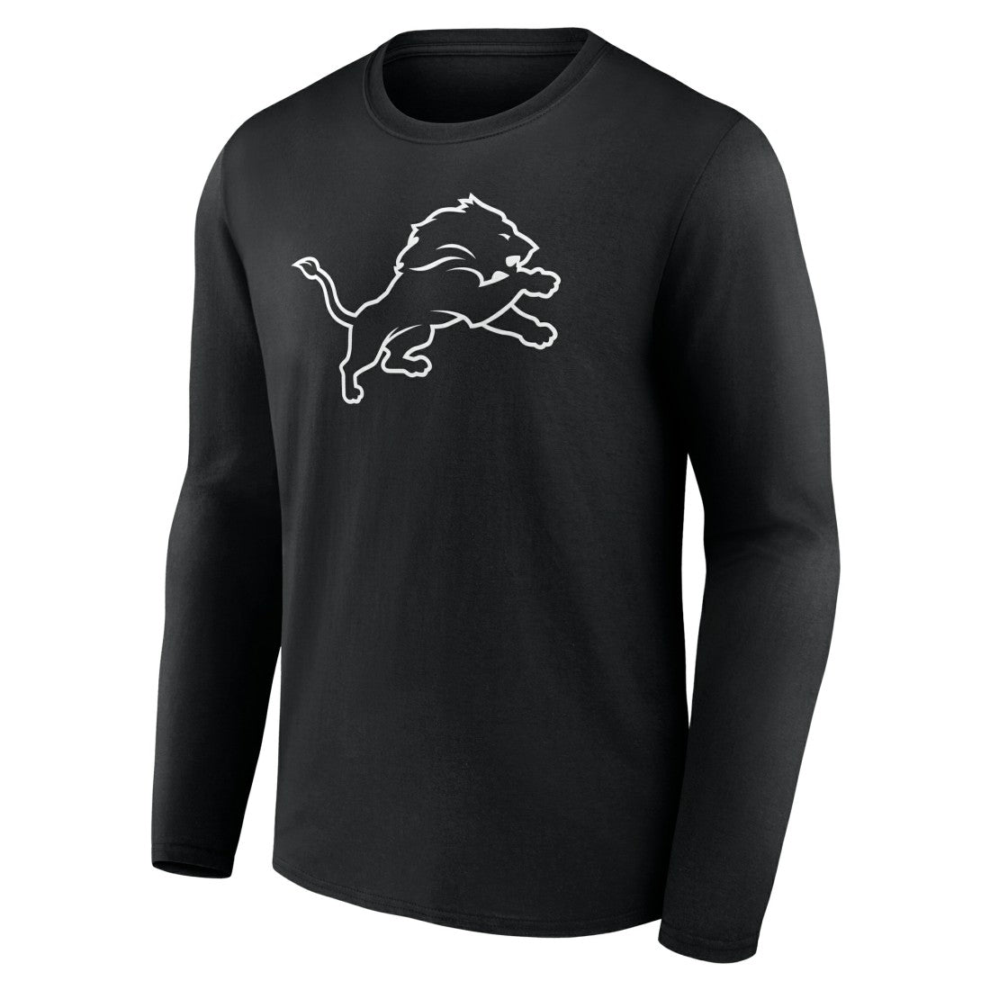 Personalized Name & Number Monochrome Long Sleeve T-Shirt - Detroit Lions T-shirts