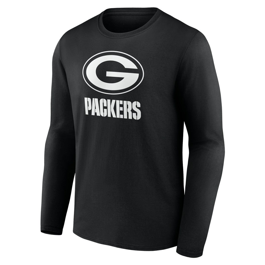 Personalized Name & Number Monochrome Long Sleeve T-Shirt - Green Bay Packers T-shirts