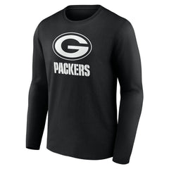 Personalized Name & Number Monochrome Long Sleeve T-Shirt - Green Bay Packers T-shirts