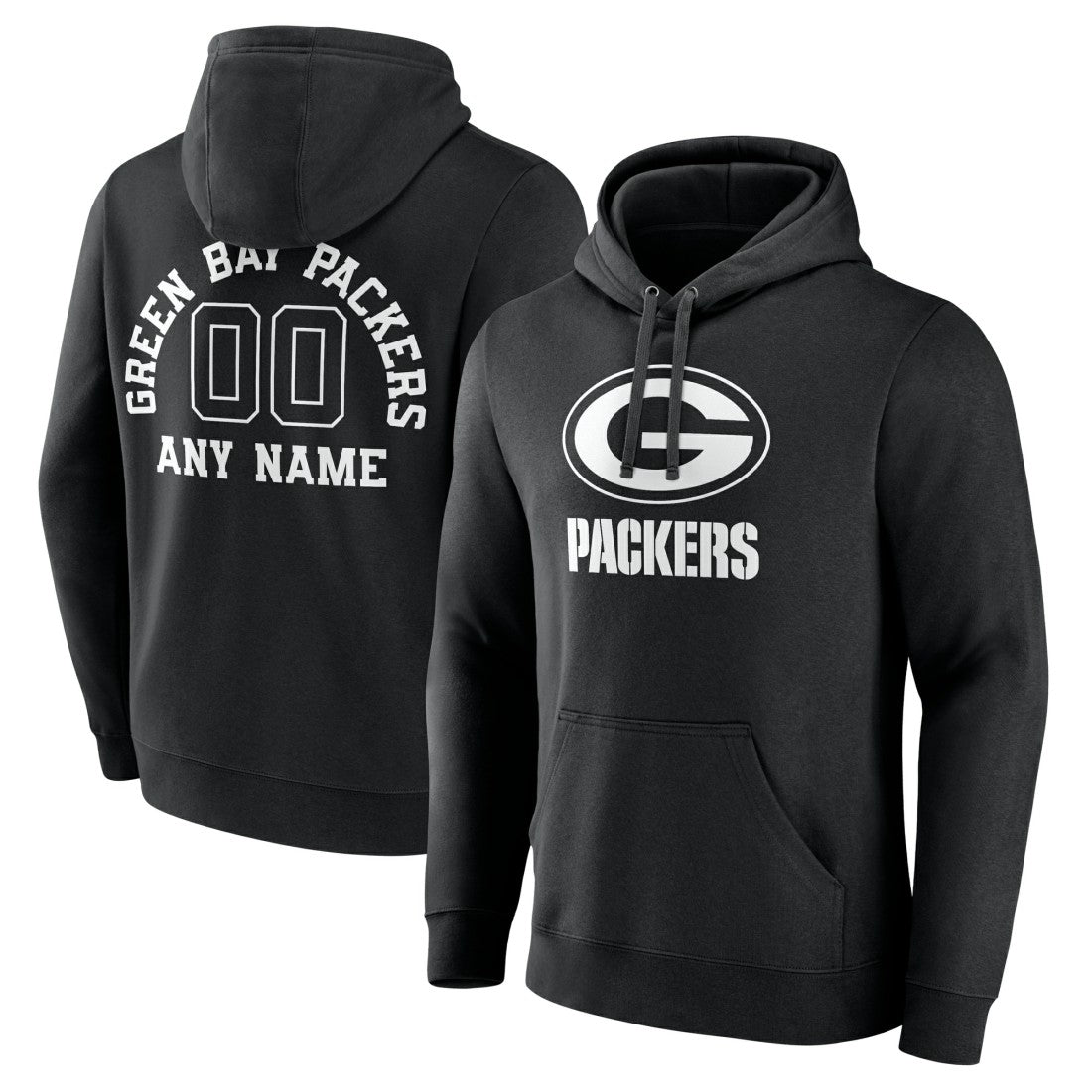 Personalized Name & Number Pullover Hoodie - Green Bay Packers Hoodies