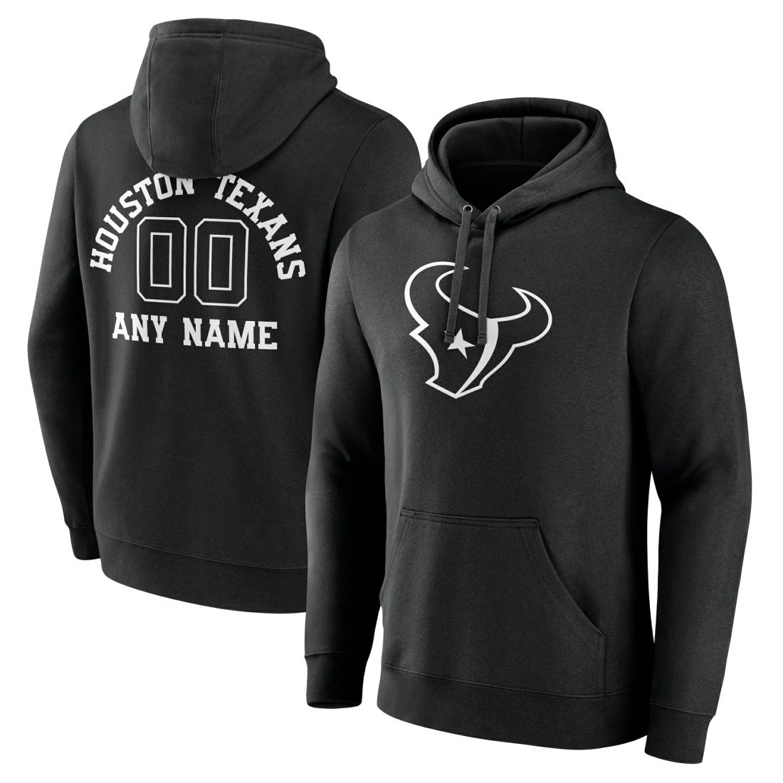 Personalized Name & Number Pullover Hoodie - Houston Texans Hoodies