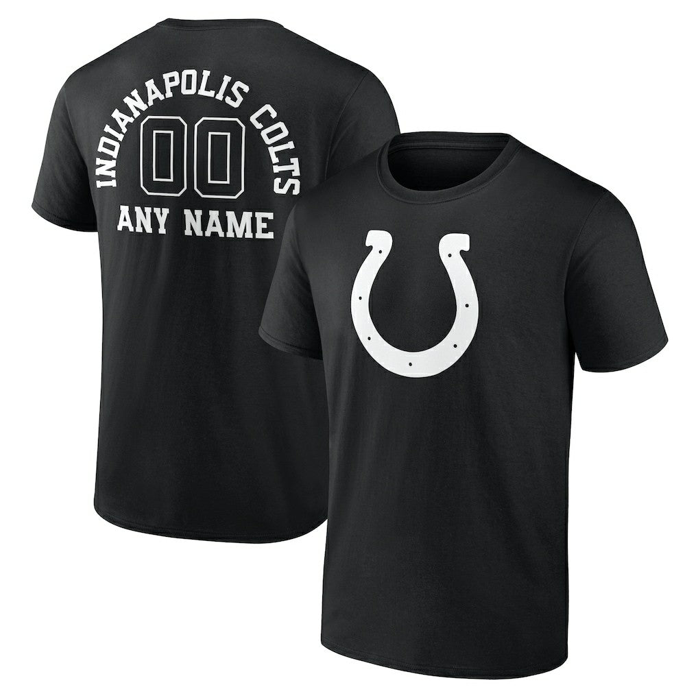 Personalized Name & Number Monochrome T-Shirt - Indianapolis Colts T-shirts