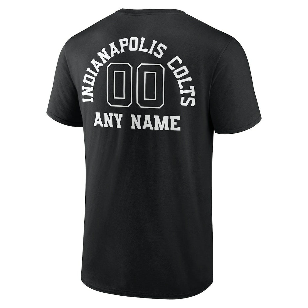 Personalized Name & Number Monochrome T-Shirt - Indianapolis Colts T-shirts