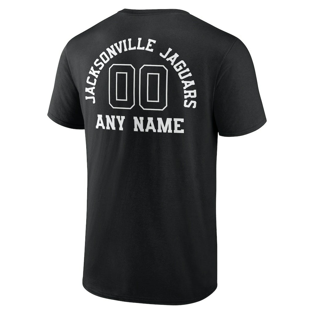 Personalized Name & Number Monochrome T-Shirt - Jacksonville Jaguars T-shirts