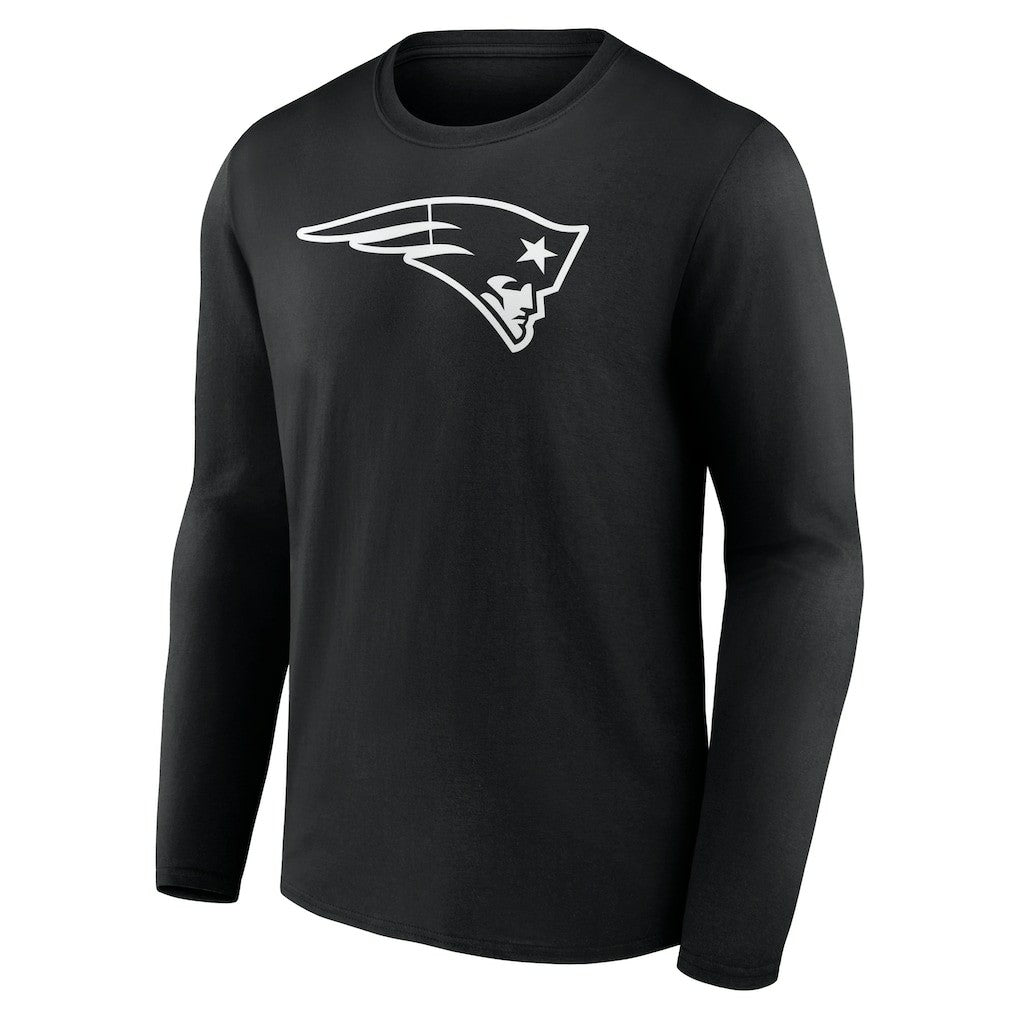 Personalized Name & Number Monochrome Long Sleeve T-Shirt - New England Patriots T-shirts