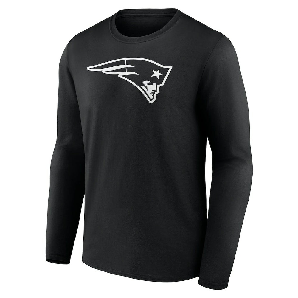 Personalized Name & Number Monochrome Long Sleeve T-Shirt - New England Patriots T-shirts