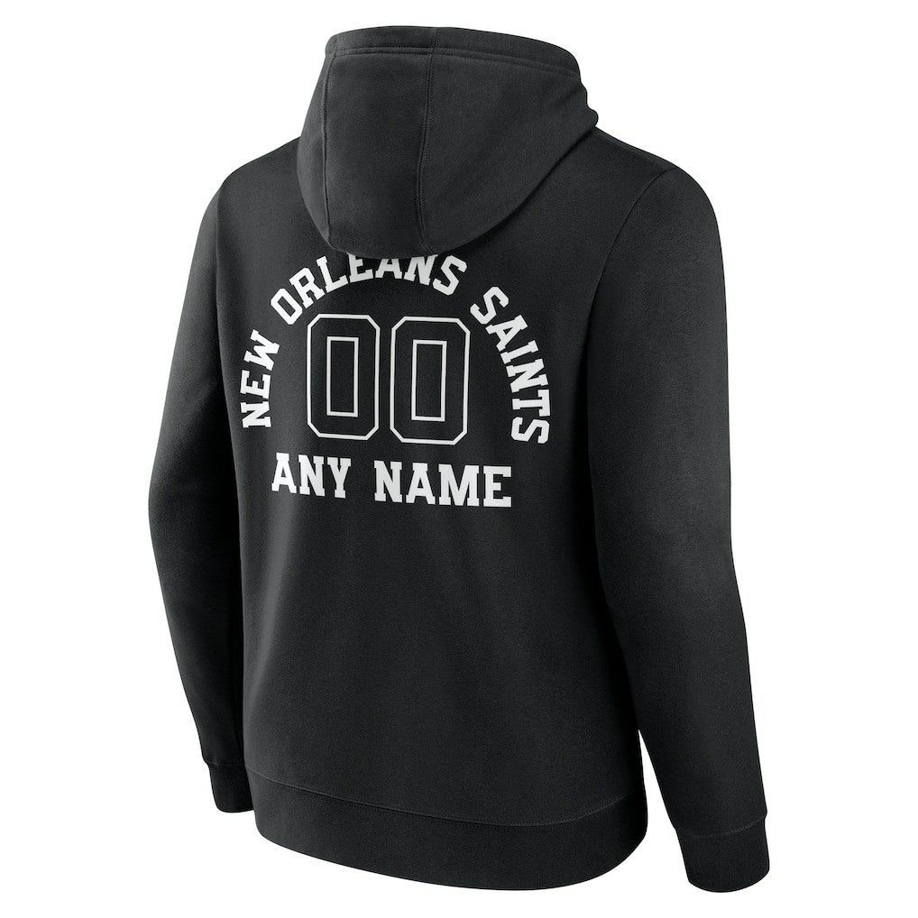 Personalized Name & Number Pullover Hoodie - New Orleans Saints Hoodies
