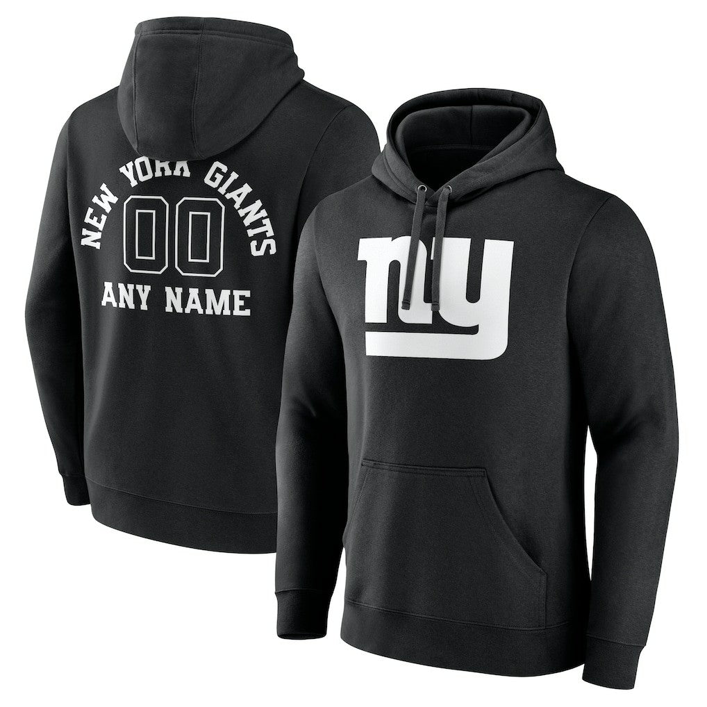 Personalized Name & Number Pullover Hoodie - New York Giants Hoodies