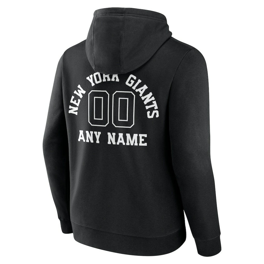Personalized Name & Number Pullover Hoodie - New York Giants Hoodies