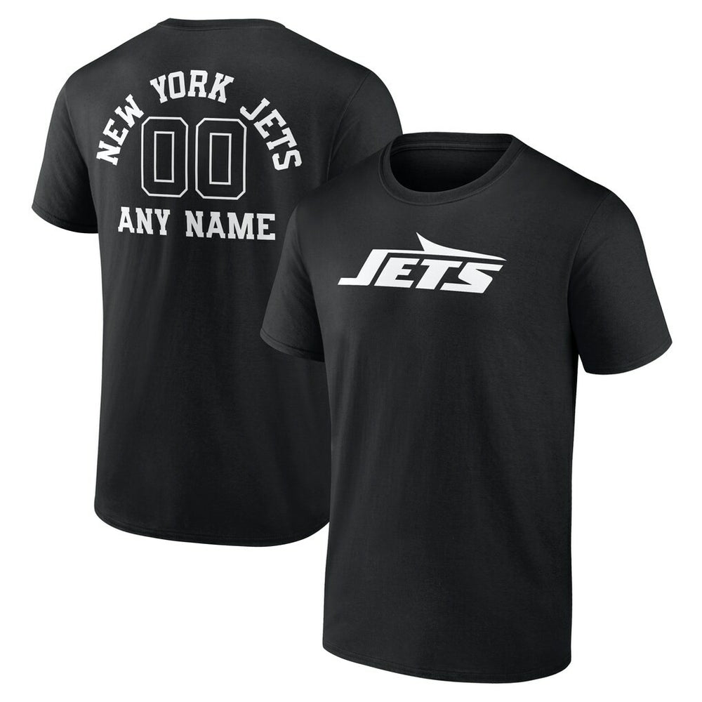 Personalized Name & Number Monochrome T-Shirt - New York Jets T-shirts