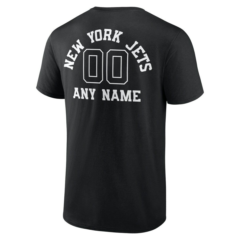 Personalized Name & Number Monochrome T-Shirt - New York Jets T-shirts